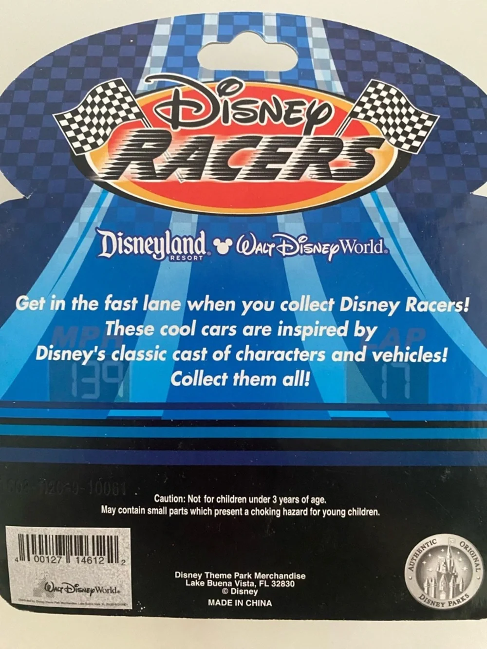 Disney White Disney Racers Bus Die-Cast Toy